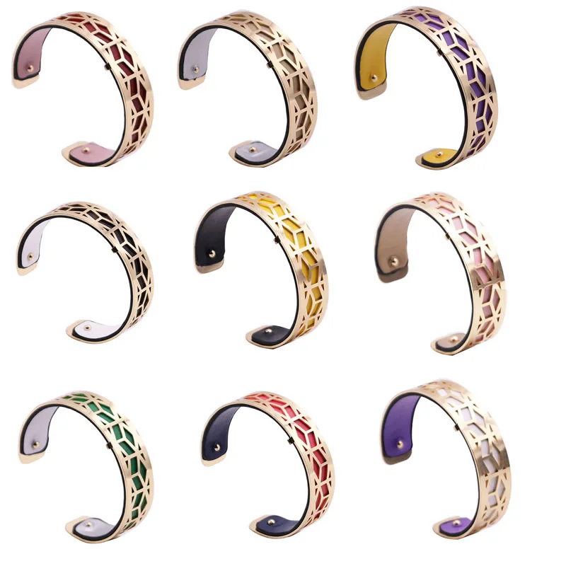 15 мм жоржет браслет с золотым цветом полые формы Реверсивные взаимозаменяемые