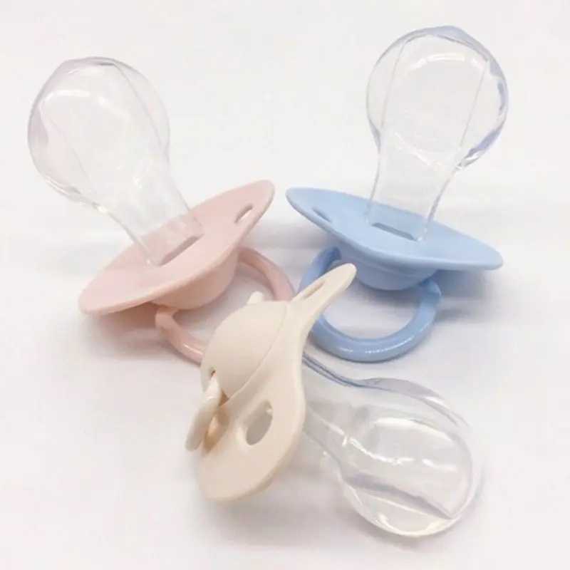 Пустышка соска кормушка с широким отверстием в форме бабочки силиконовая для