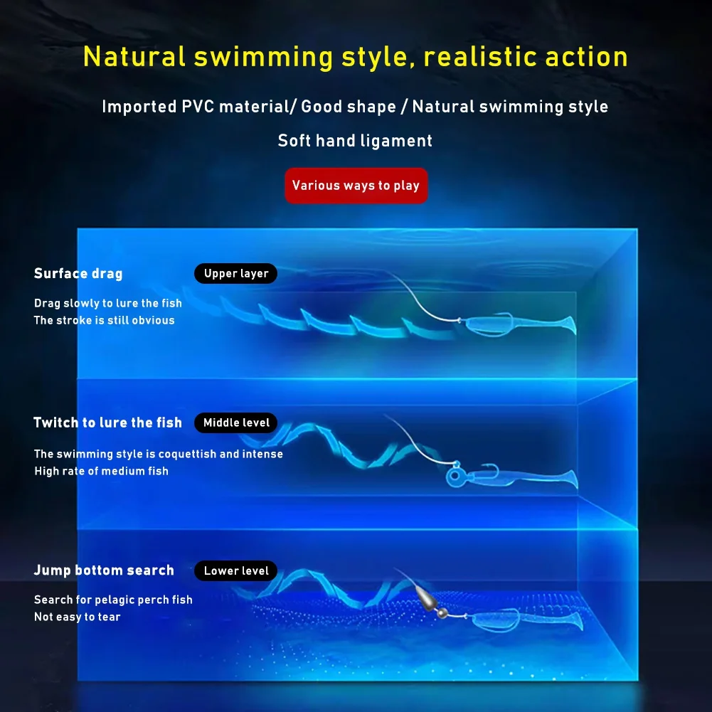 

20pcs/box Soft Lure Fishing 85mm Soft Silicone Baits Shrimp Bass Peche Gear Shrimp Lures Fishing Tackle