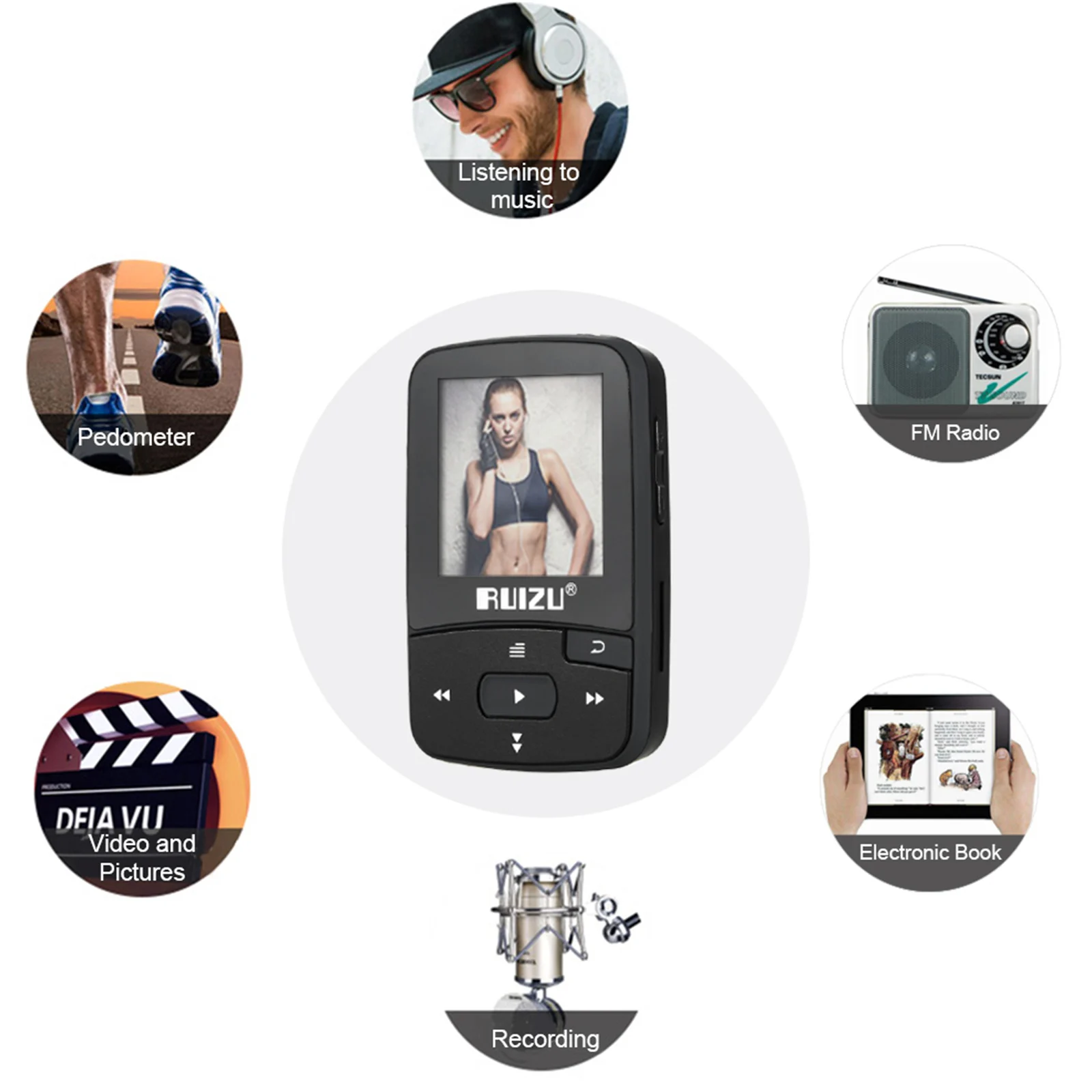 X50 мульти-функциональный MP3 MP4 плеер 1 5 inch 8 Гб музыкальный HiFi без потери качества