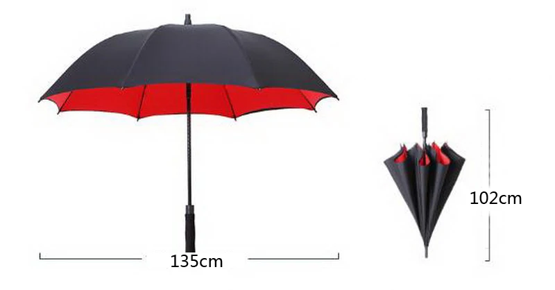 

Male / female/ Windproof /Anti-sun/Ergonomic Design/ Extra Long Straight handle umbrella/ Anti-slip Handle /tb181128