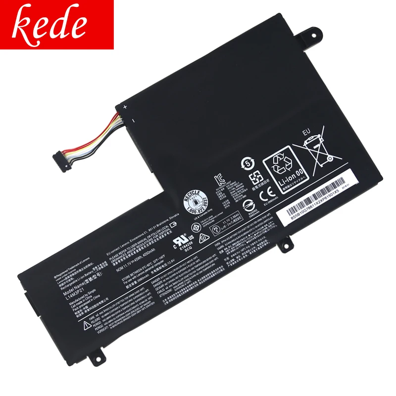 Оригинальная Аккумуляторная Батарея kede для ноутбука Lenovo Yoga 500 14ISK S41 70 75 L14M2P21
