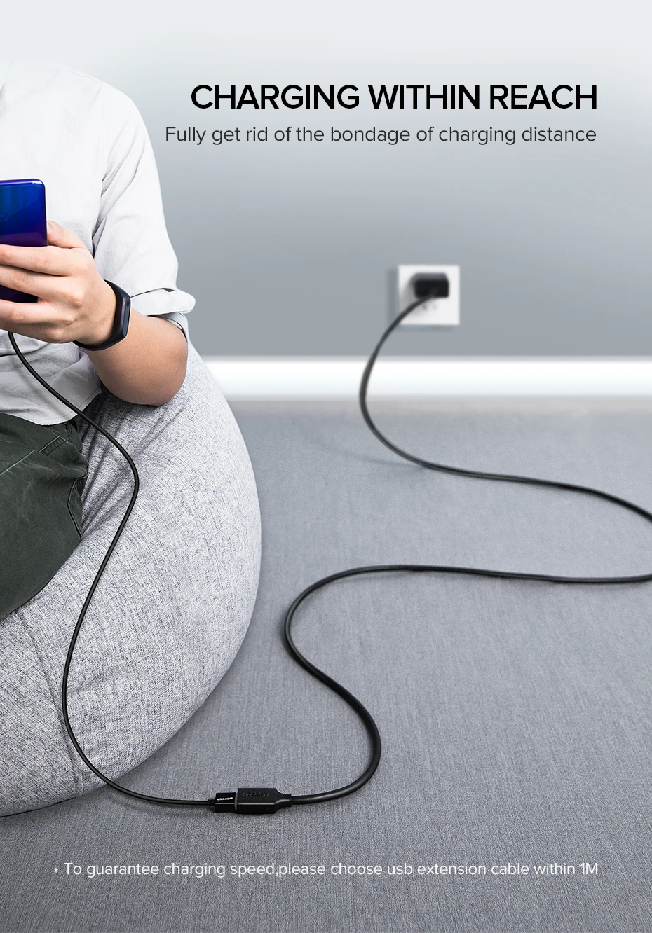 Ugreen USB кабель-удлинитель USB 3,0 кабель для умный принтер PS4 SSD USB3.0 2,0 для удлинителя данных шнур мини USB кабель-удлинитель