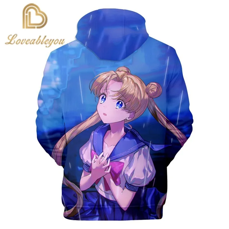 

2020 New Style 3d Print Sailor Moon Girl/Boy Comfortable Hoodie Sweatshirts Adults Hoodies Match Everything