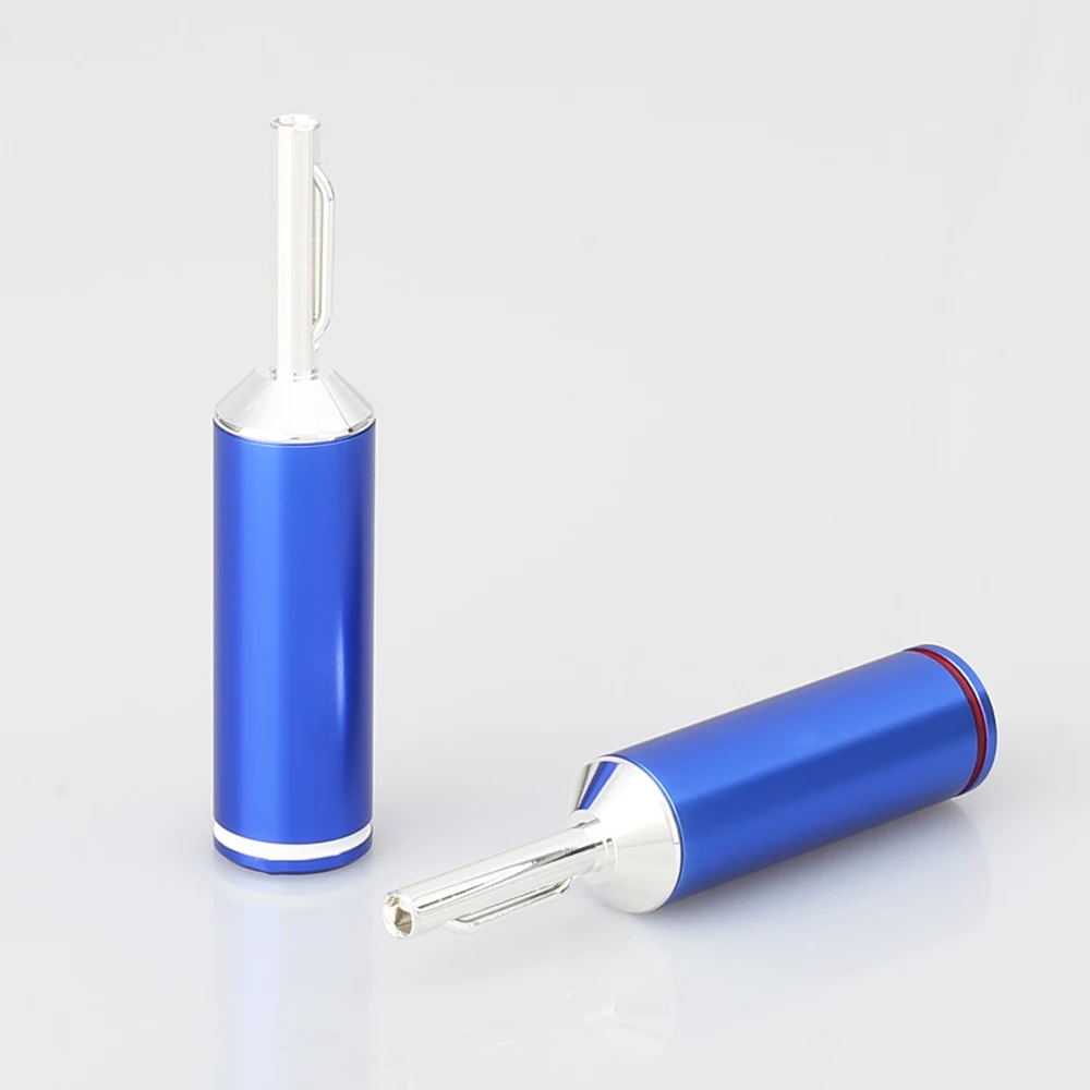 Аудиокабель с посеребренным покрытием штекер банана Hi Fi разъем для динамика