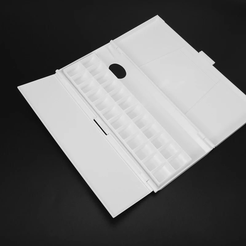 

24 Grids Folding Moisturizing Watercolor Palette for Artist Watercolor Oil Painting Paint Palette Tray Box Art Supplies