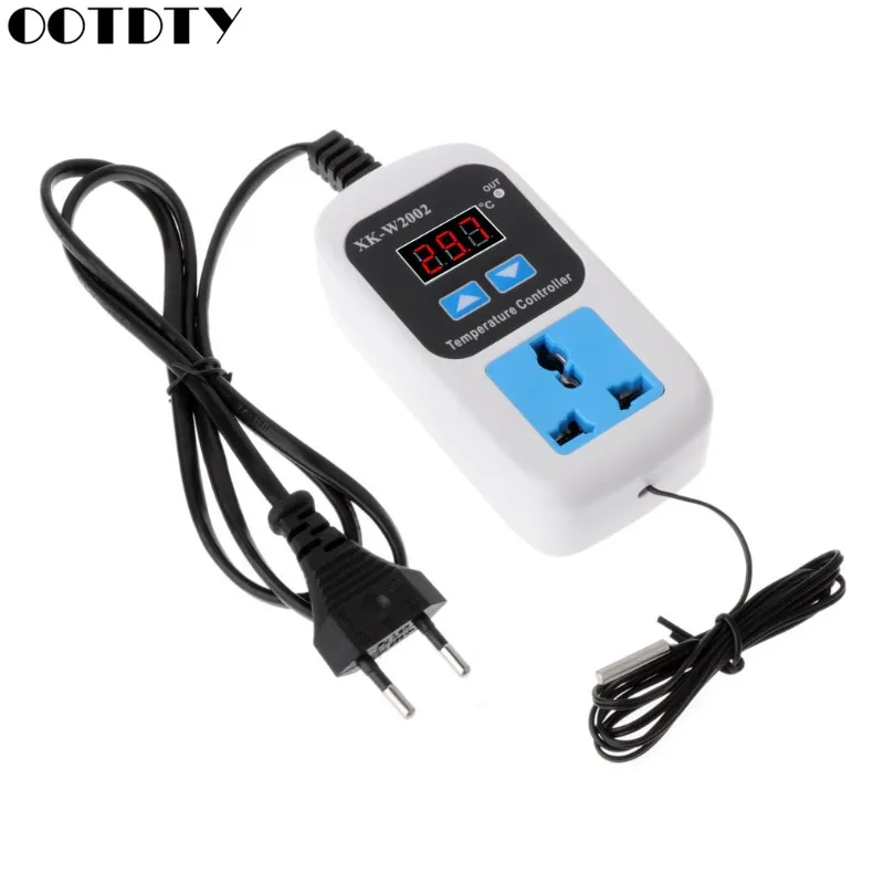 Цифровой термостат 50 ~ 110C регулятор температуры переключатель с датчиком|Приборы