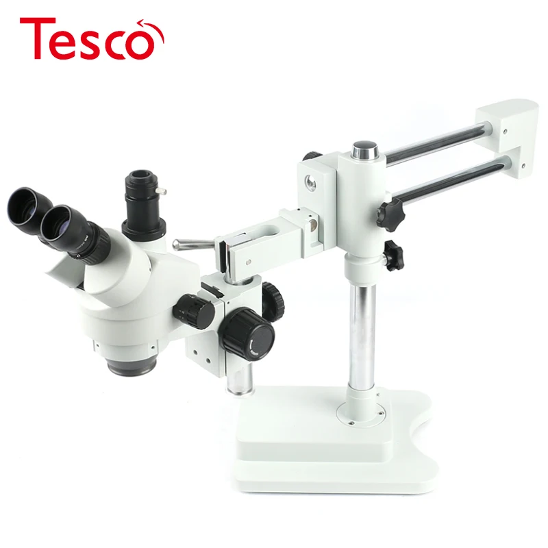 

3.5X 7X 45X 90X Double Boom Stand Zoom Simul Focal Trinocular Stereo Microscope+38MP Camera Microscope For Industrial PCB Repair