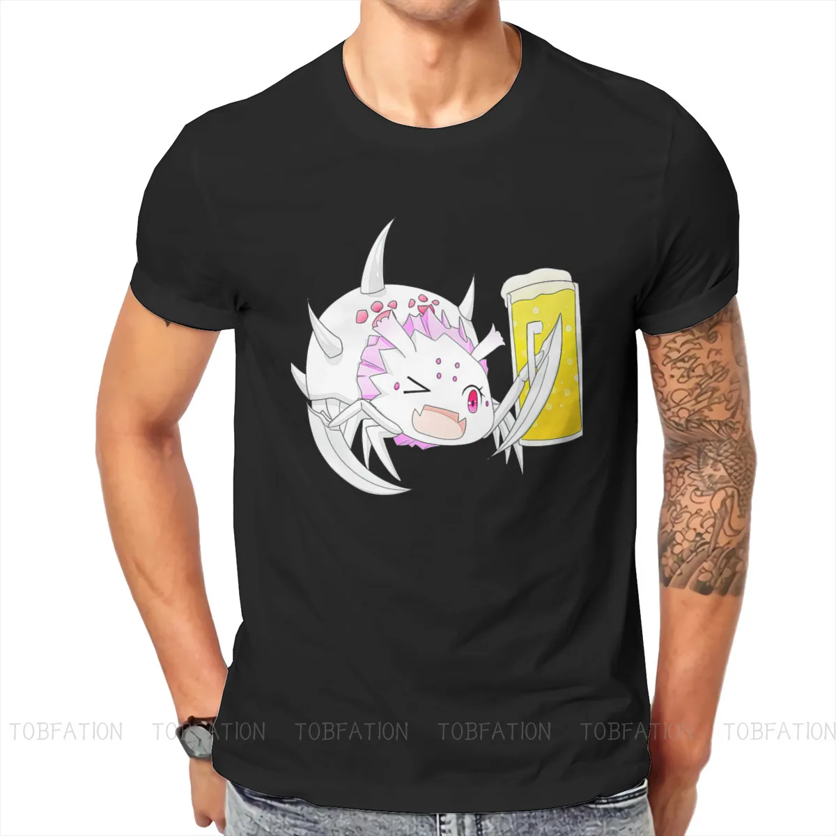 

So I'm a Spider So What？ White T Shirt Vintage Homme High Quality Tshirt Loose O-Neck Men Tshirts