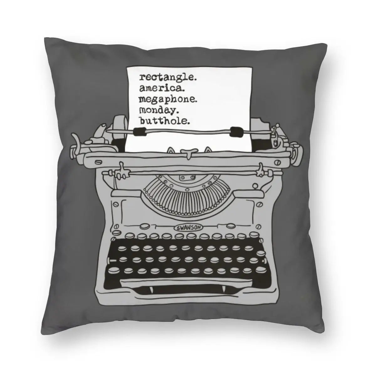 Throw Pillows Case Ron Swanson Typewriter sofa decorative pillow cushions cover | Дом и сад