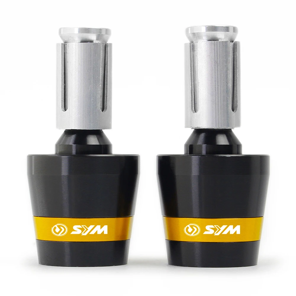 Gold Высокое качество мотоцикла CNC руль ручки руля концы крышки слайдер Для SYM CRUISYM150 180 300 CRUISYM GTS 300 300i - Цвет: Gold