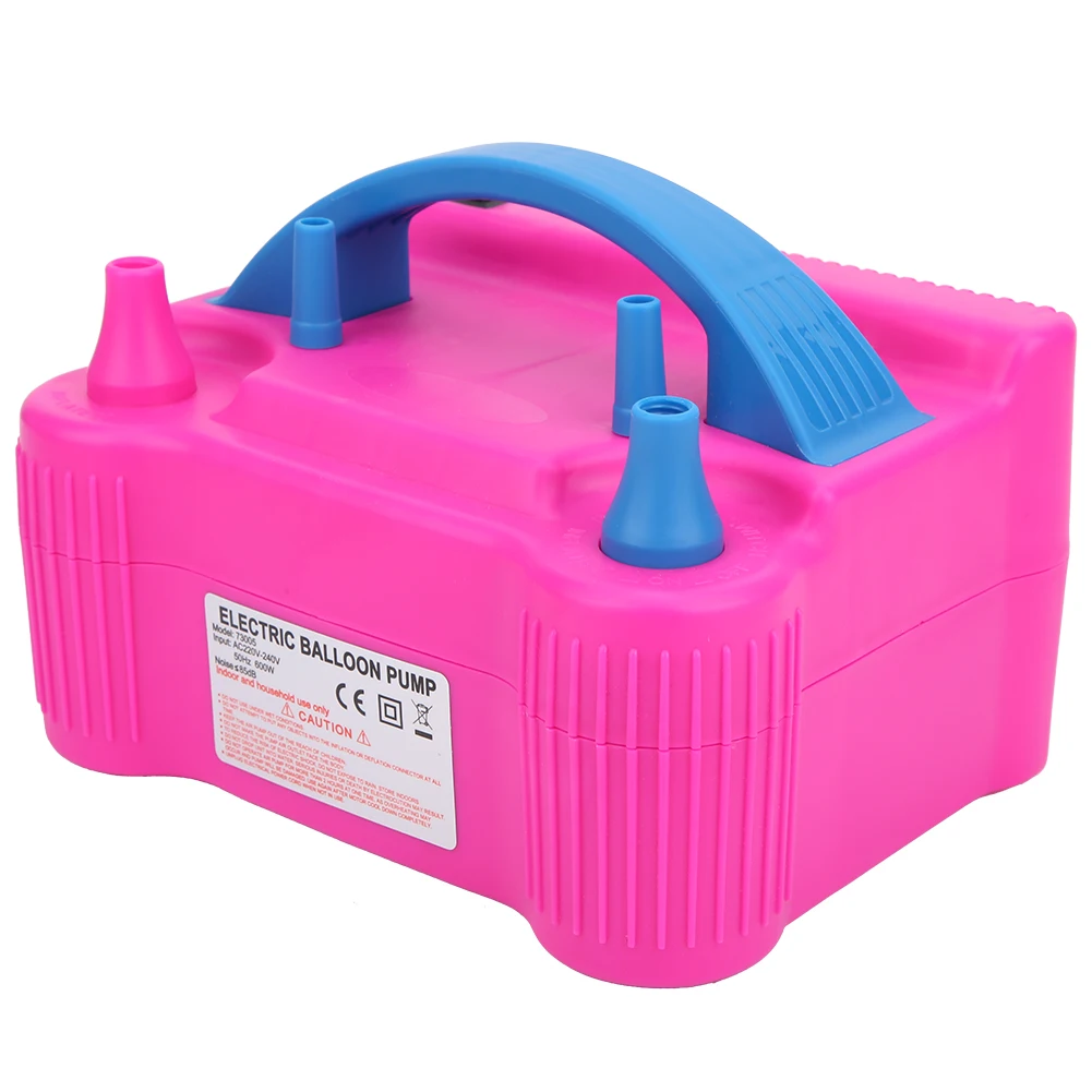 Электрический воздушный шар насос воздуходувка 2 сопла небольшой портативный