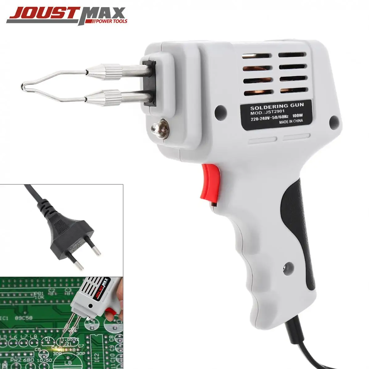 100 Вт ЕС автоматический Электрический паяльник оловянный пистолет для припоя