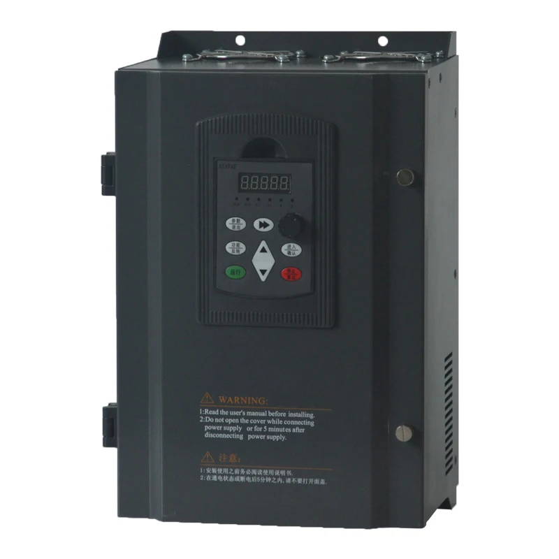 

220V VFD Frequency Inverter Single-Phase Input to 3-Phase 380V 15KW-22KW Output Frequency Converter Variable Frequency Drive