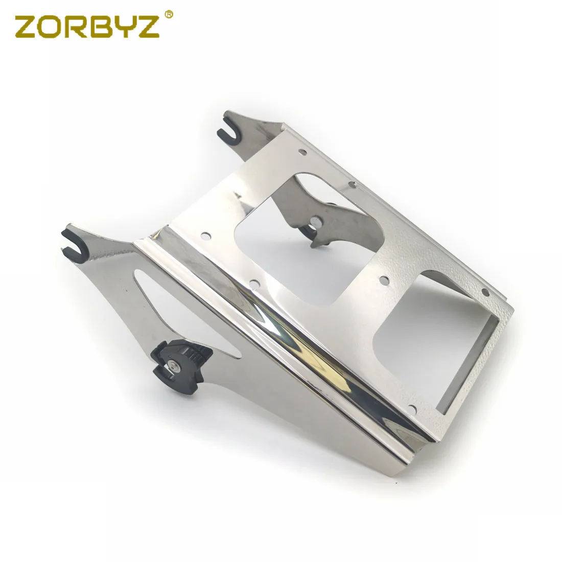 ZORBYZ двойной багажный стеллаж из хромистой стали для Harley Road King Street Glide 09 13|Накладки