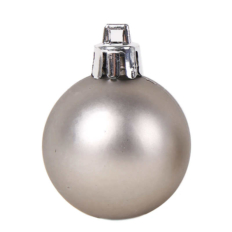 Серый Рождественский шар украшение для рождественской елки окна подвесная