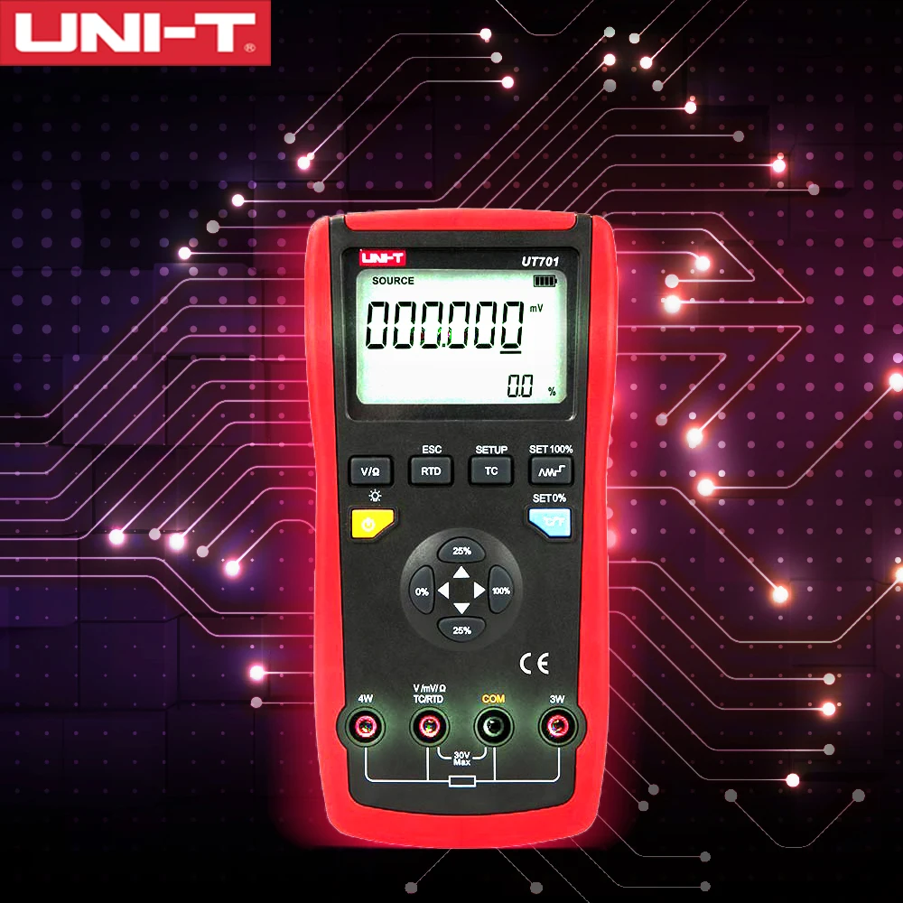 UNI T UT701 однофункциональный калибровщик температуры термопары ручной