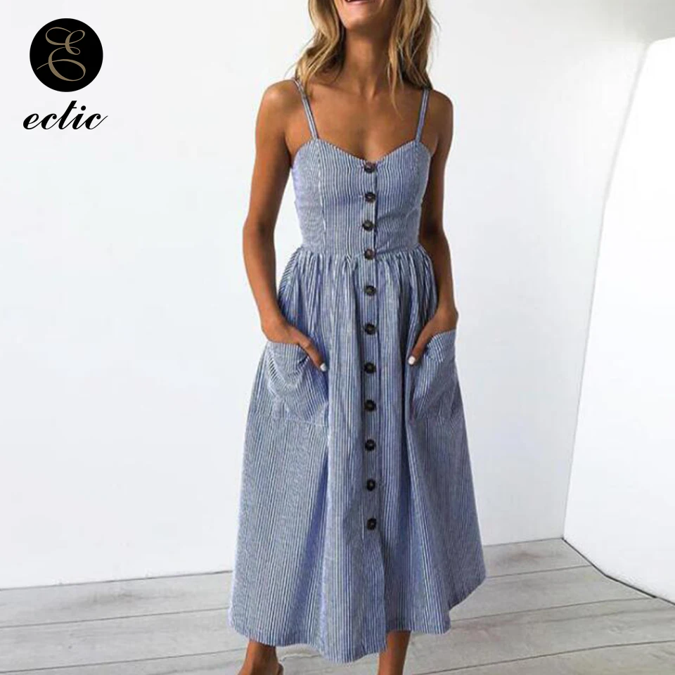 Женский винтажный сарафан в горошек с принтом ананасов и пуговицами спереди |