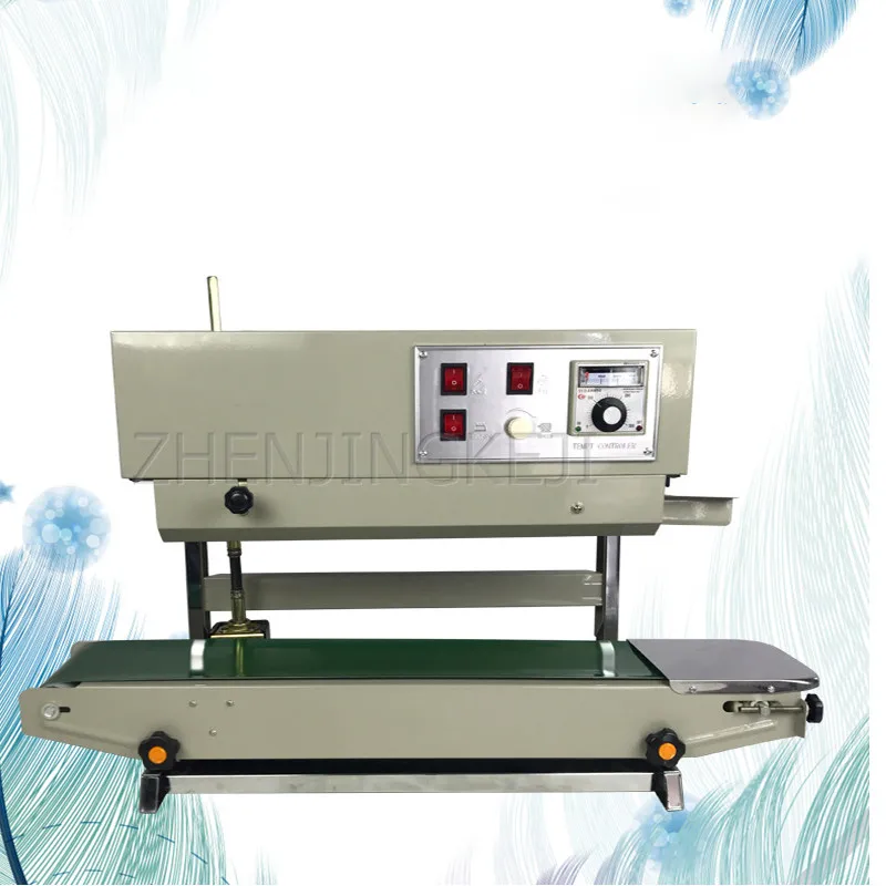 

220V Automatic Continuous Seal Machine High-Power Motor Vertical Liquid Catering Food Factory Seal Airtight Equipment Apparatus