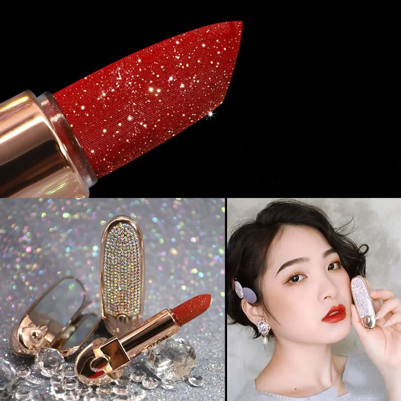 ZHENDUO 10 цветов яркая звезда драгоценность матовая помада Замена откидная крышка с