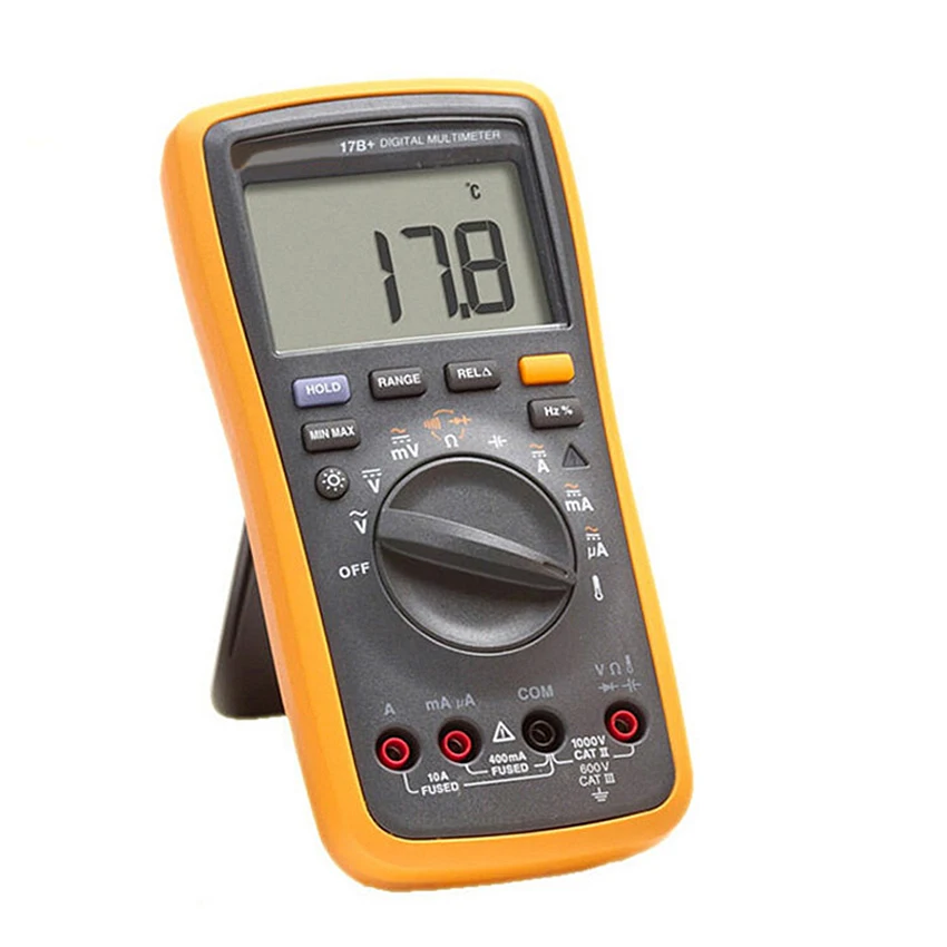 Профессиональный высокоточный цифровой мультиметр F17B + тестер частоты
