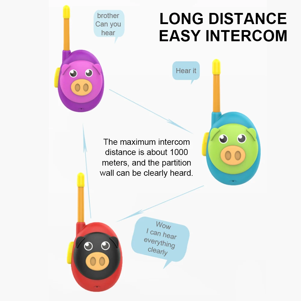 2 шт. детская портативная рация для детей и родителей|Радионяни| |