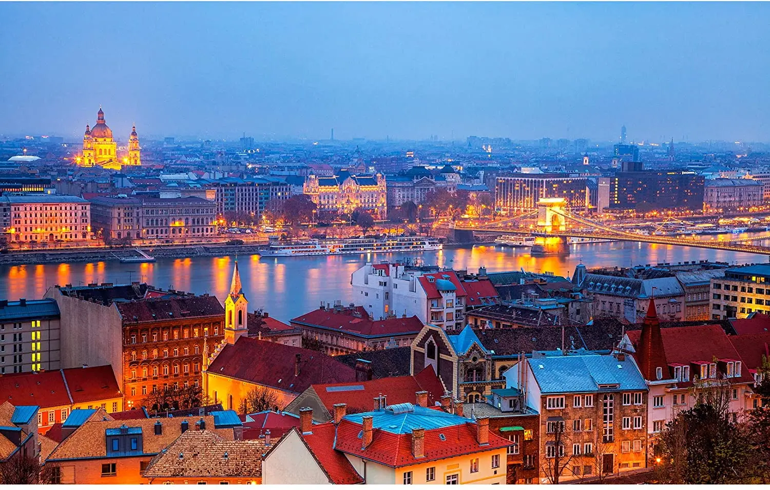 

1000 Piece Puzzle Jigsaw Puzzle for Teens & Adults (Budapest) Educational Toys for Children 3 Years Learning Toys for Children