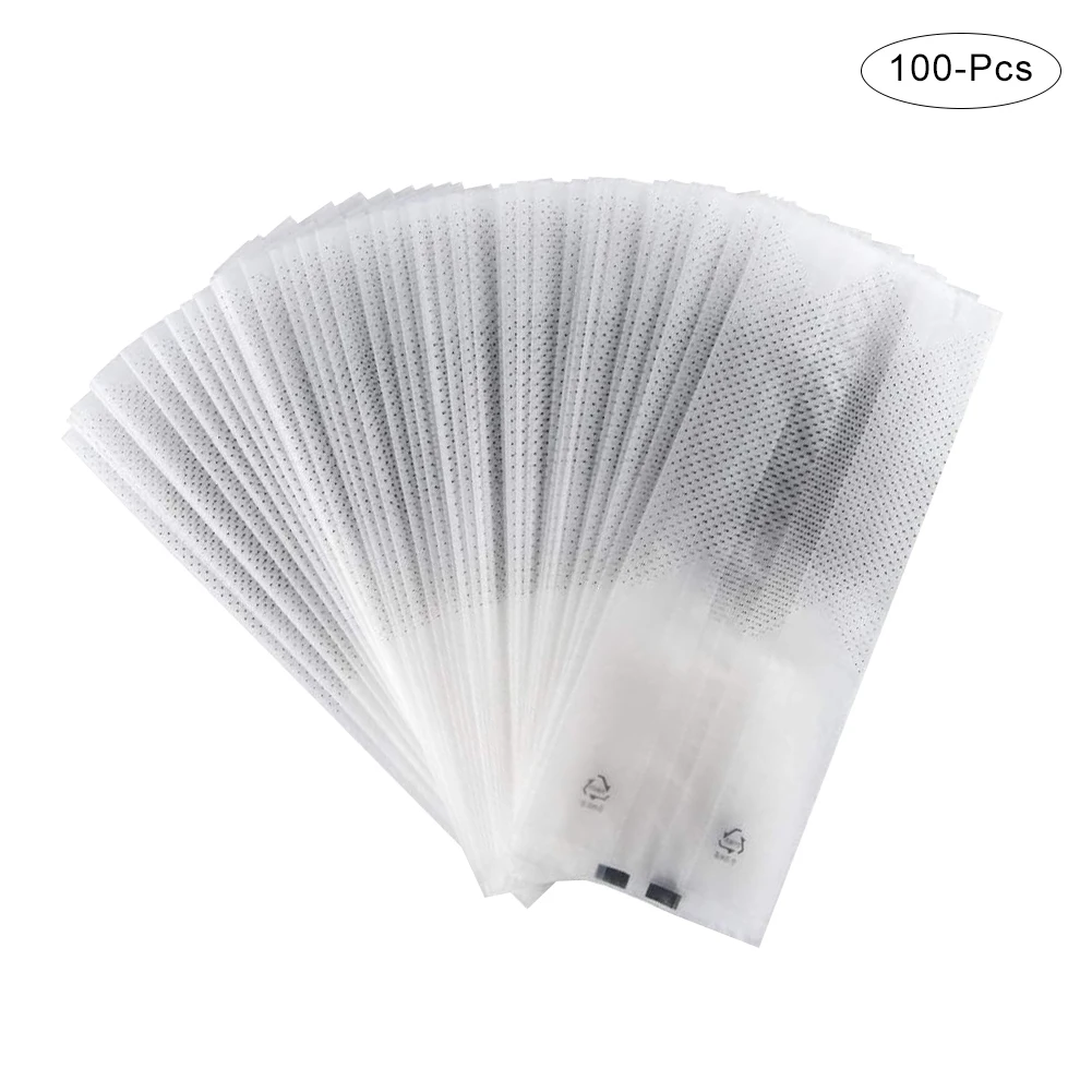 

100 Pcs Bread Bag Baking Pastry Packaging Bag Composite Biscuit Bag White Black Dot Toast