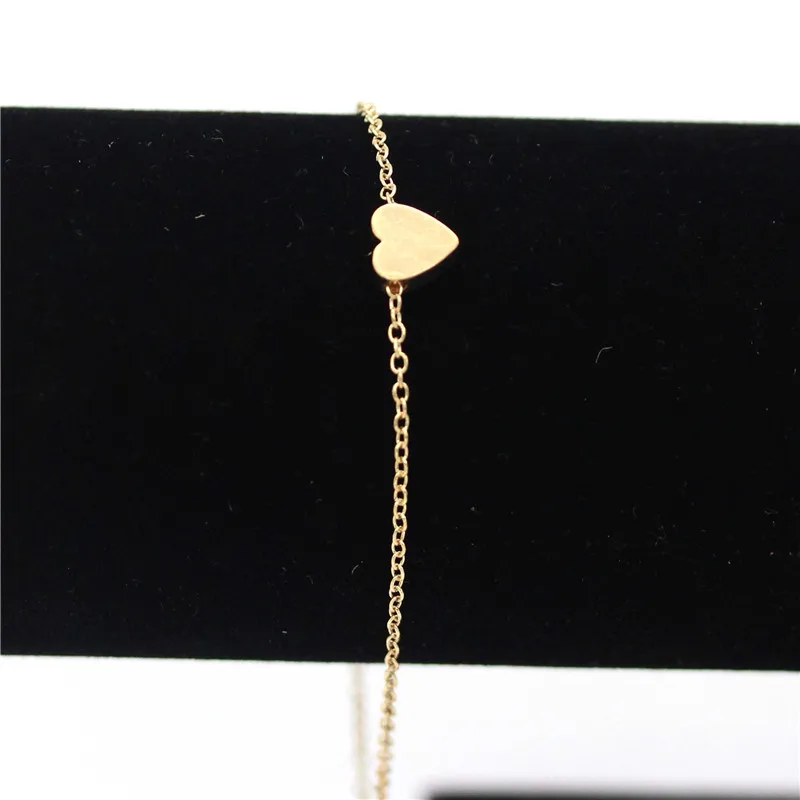 LUSION Модные женские браслеты на ногу в форме сердца простое сердце босоножки для