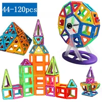 2021 big size magnetic blocks magnetic designer building construction toys set magnet educational toys for children kids gift
