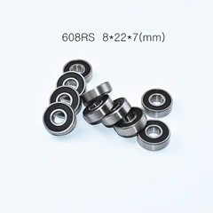 Carbon Steel 608RS Подшипники из углеродистой стали 10 штук 604zz 605zz 606zz 607zz 608zz 608RS 624zz 625zz 626zz 627zz металлический герметичный подшипник - Цвет: Carbon Steel 608RS