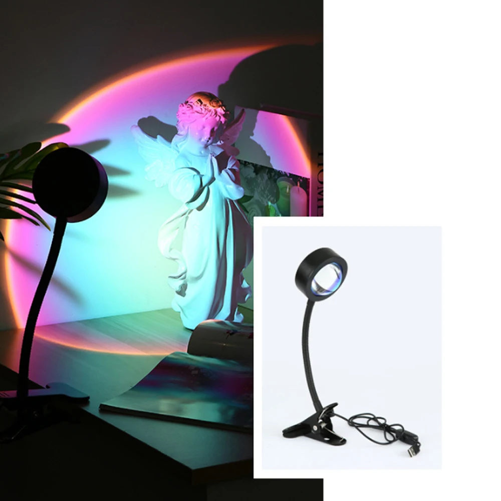 

USB Sunset Lamp Sunset Projector Mood Light Living Room Bedroom Night Light Room Decor Bar Atmosphere Photography Background New