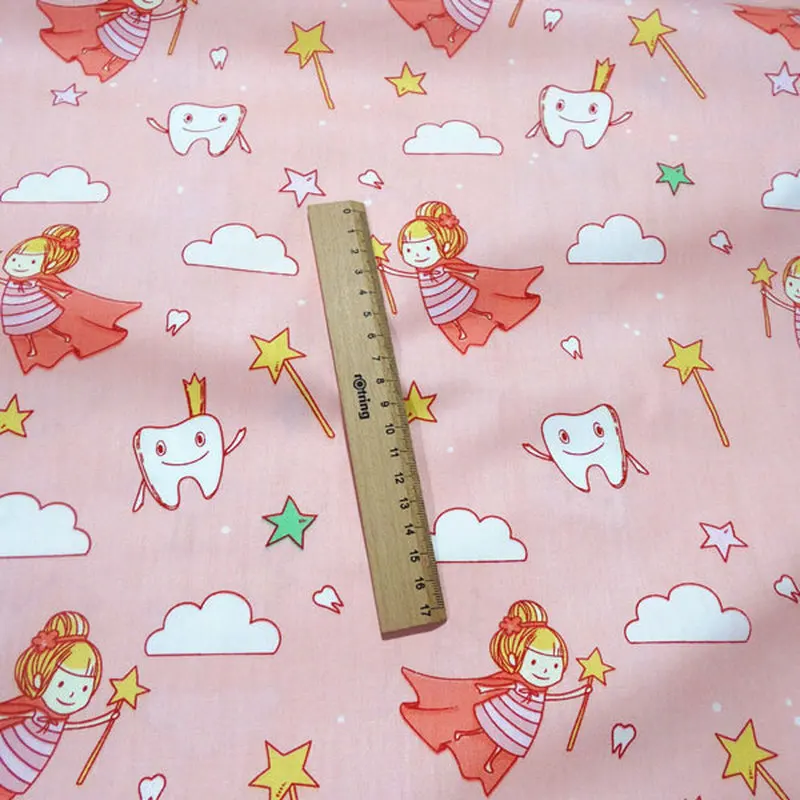 Лоскутная Ткань по метрам саржа из чистого хлопка детская ткань для бытовых