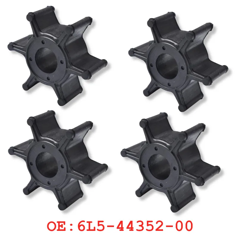 ABS Пластиковый водяной насос крыльчатка подходит для YAMAHA(F2.5A/3A/Malta) 6L5-44352-00 6L5-44352-00-00 4 шт