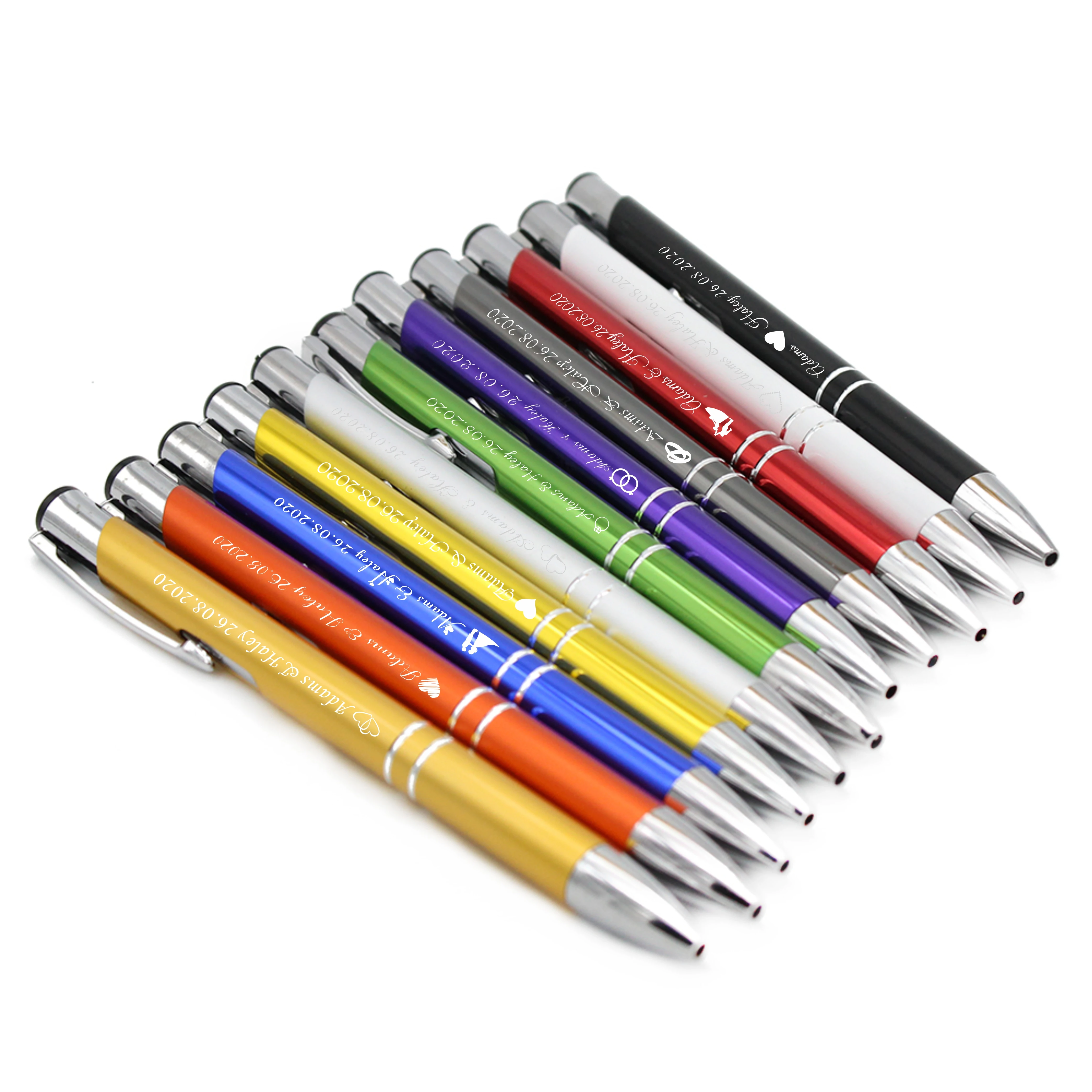 20 шт Персонализированные Выгравированные Роскошные Металлические Ручки