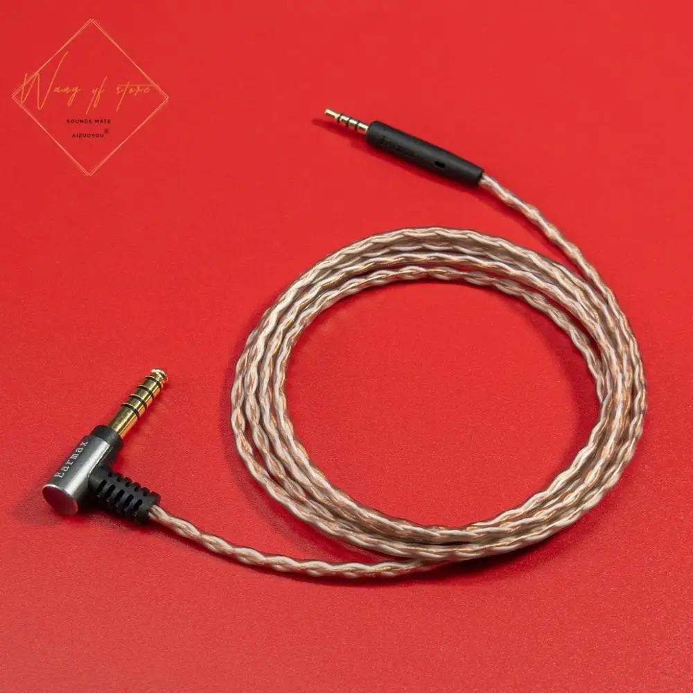 6N Hifi сбалансированный кабель для наушников Sennheiser PXC450 PXC350 PC350 PXC480 PXC550 OCC 99.99997% 4 мм 2 5