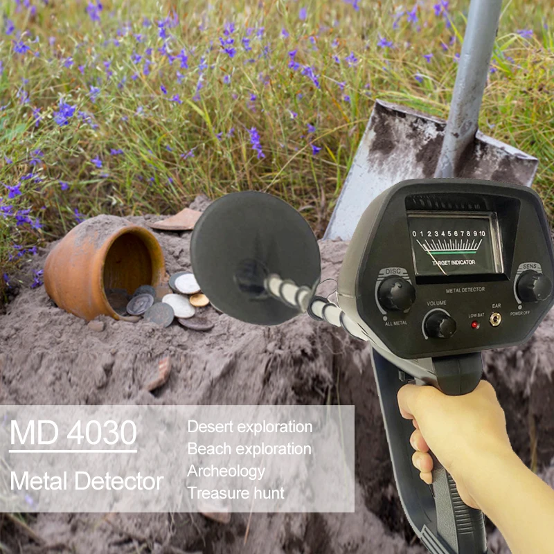 Металлоискатель MD403 подземный портативный с регулируемой длиной | Инструменты