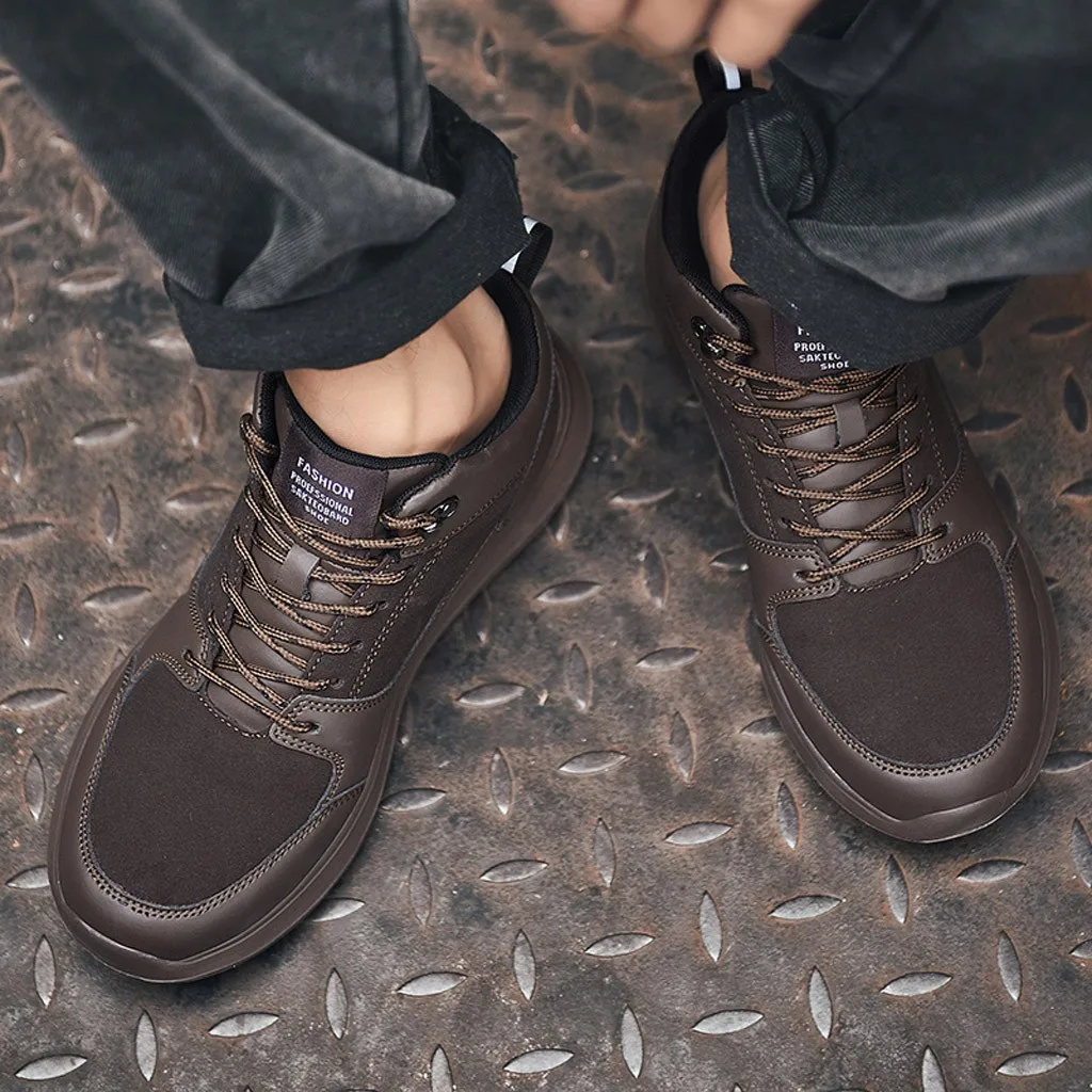 

shoes men new fashion casual tenis sneakers Men Outdoor Suede Casual Sport Shoes Lace-Up Breathable Mountaineering Sneakers