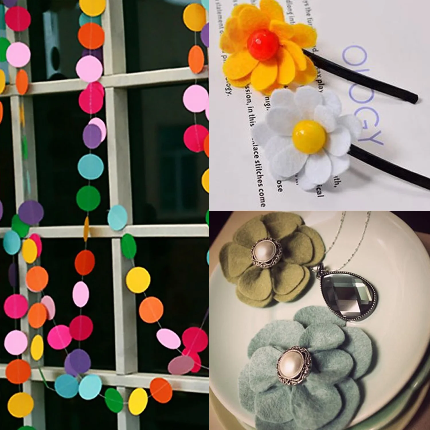 200 шт. 1 дюйм круговой круги из фетра патч колодки украшения для поделки своими