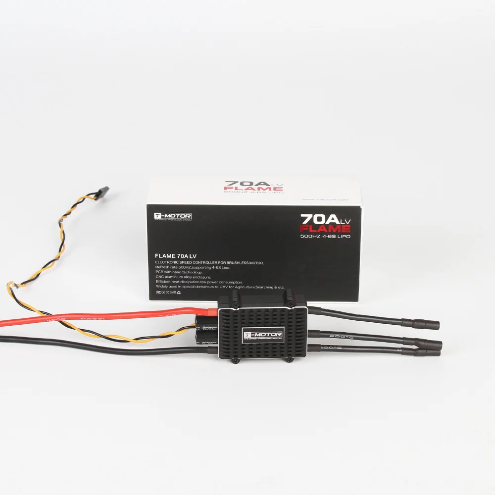 T-motor Tiger бесщеточный двигатель FLAME 70A LV(4-6S 500HZ NO BEC) специально разработан для