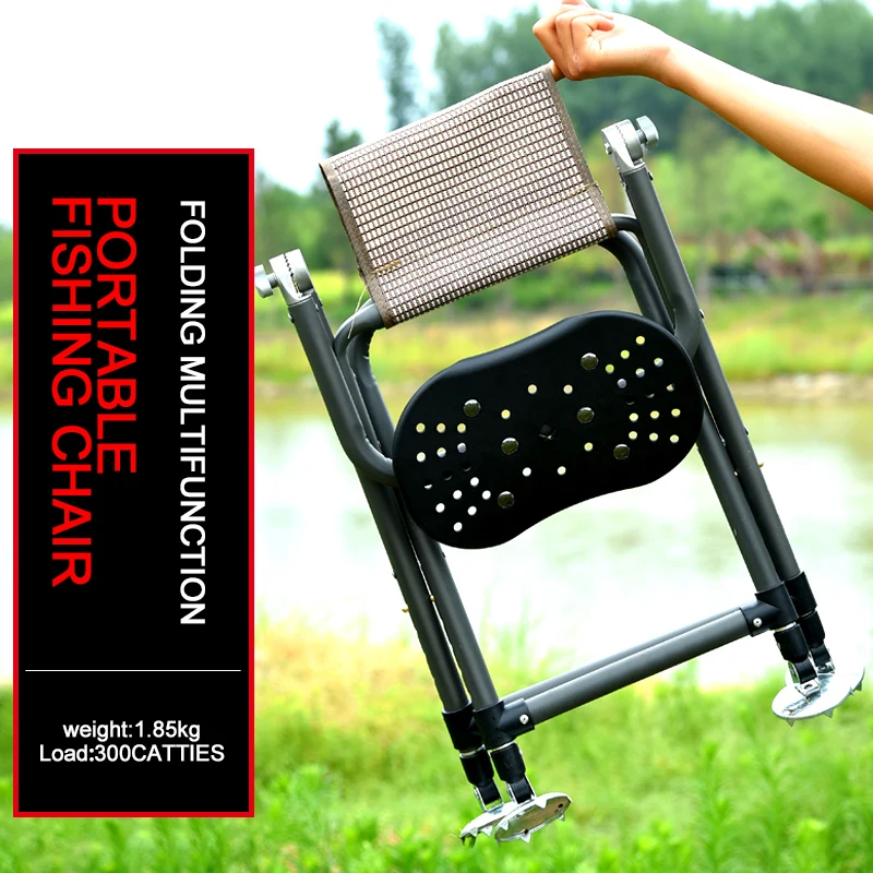 

Portable Collapsible Moon Chair Fishing Camping BBQ Stool Folding Extended Hiking Seat Garden Ultralight Outdoor Chair Table