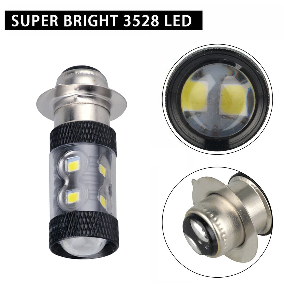 

H6/P15D LED Motorcycle Headlight Bulb Super Bright for Yamaha YFZ450R Rhino 700 Raptor YFM660 TRX Headlights Bulb 12V Hot Sale