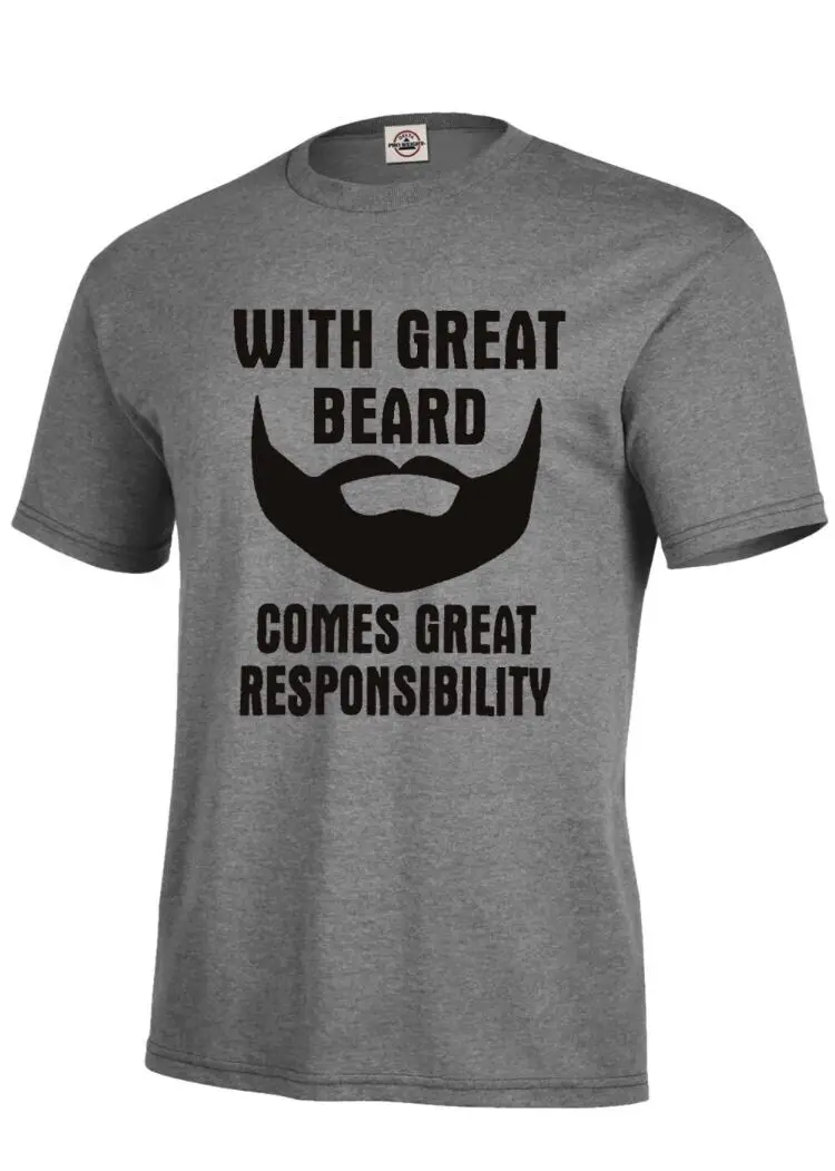 С большой бородой приходит большая ответственность смешные серые взрослые