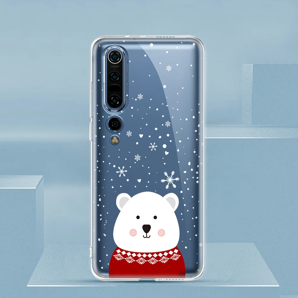 

Christmas snowman elk Case For Xiaomi MI Note 10 9 9T 8 CC9 A3 A2 A1 6X 5X CC9e MIX 2S Pro Lite SE Explorer PocoPhone F1 TPU