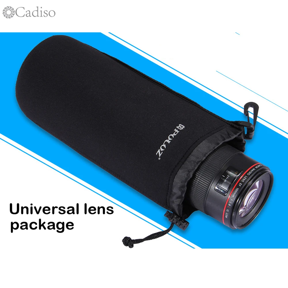 Неопреновый Профессиональный Чехол Cadiso для объектива камеры сумка переноски