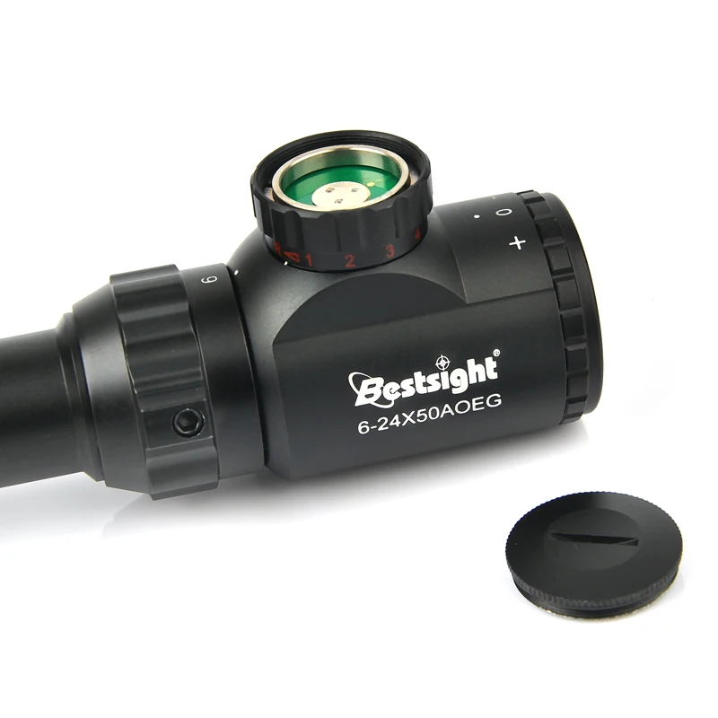 B BESTSIGHT тактический прицел 6-24X50 AOE красный зеленый с подсветкой Crosshair прицел оптический прицел охотничьи прицелы