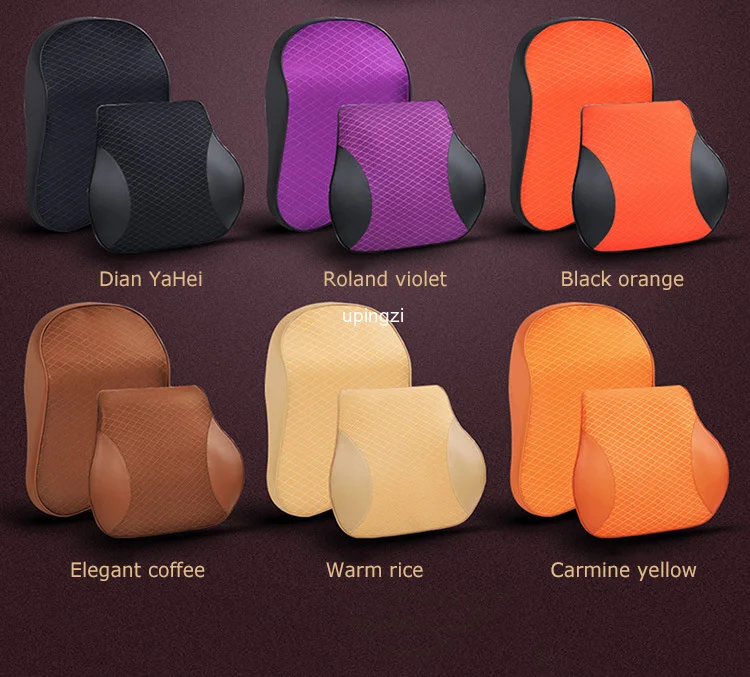 Автомобильная подушка на подголовник сиденья для шеи с эффектом памяти