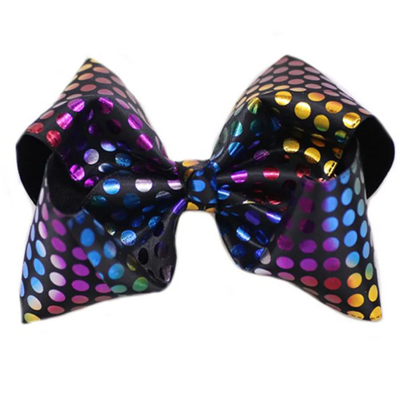 Ручная работа Большие банты в горошек для девочек Модный детский головной убор с