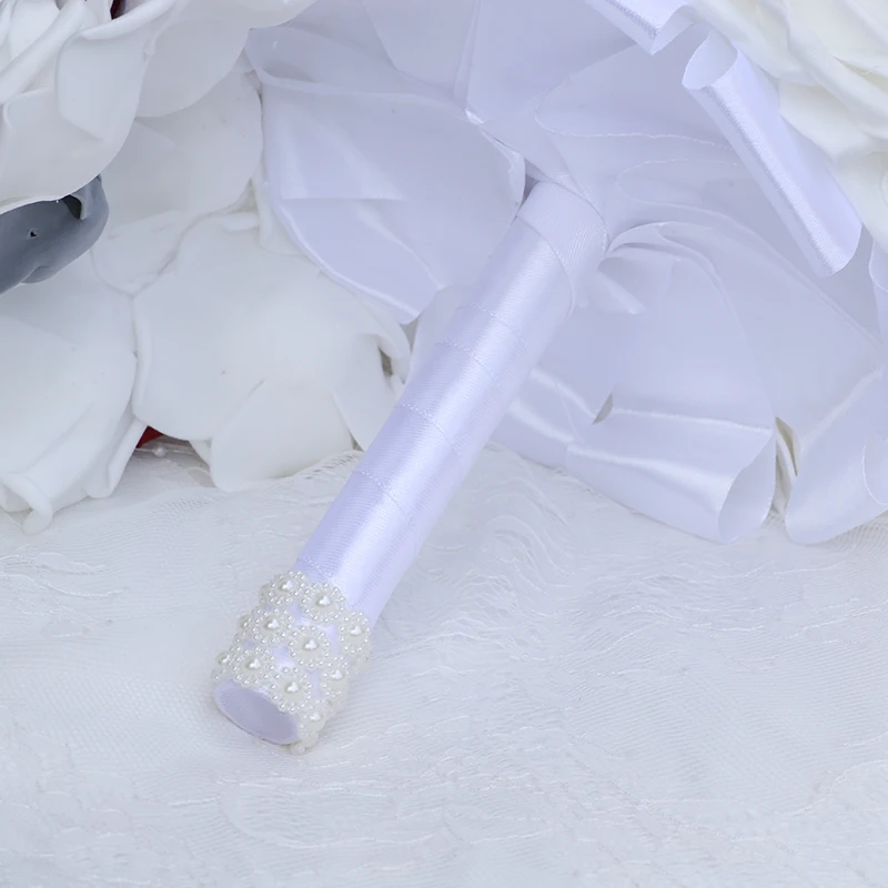 Большой Длинный водопад новые свадебные букеты для невесты и подружки PE розы