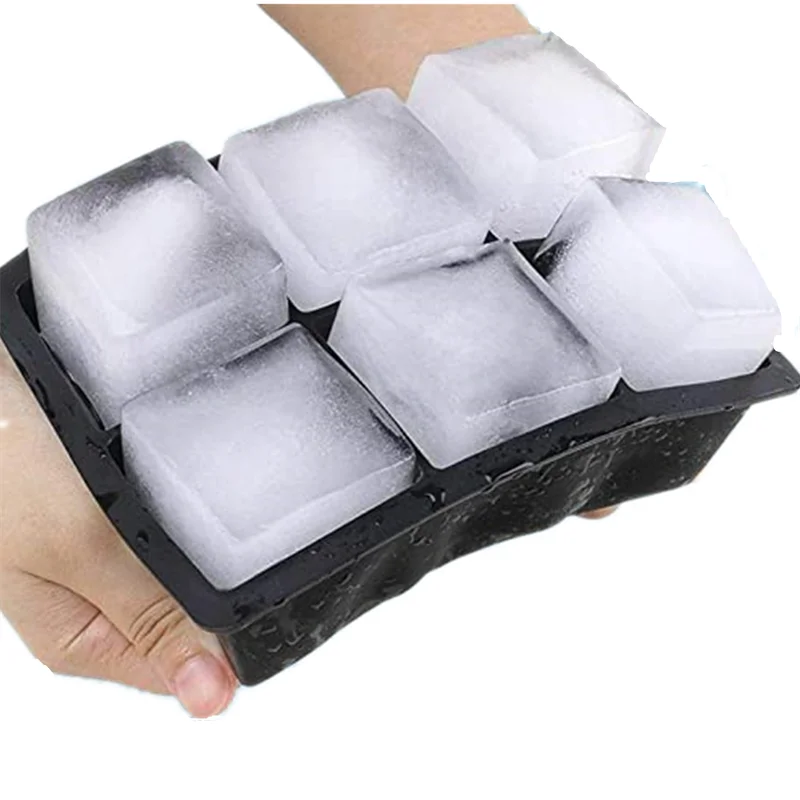 

Perfect Ice Cube Silicone Maker Form Cake Pudding Chocolate Molds Easy to Remove Trays Fade Resistant